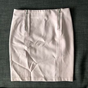 Aritzia Sunday Best Light Lilac Double Zip Skirt